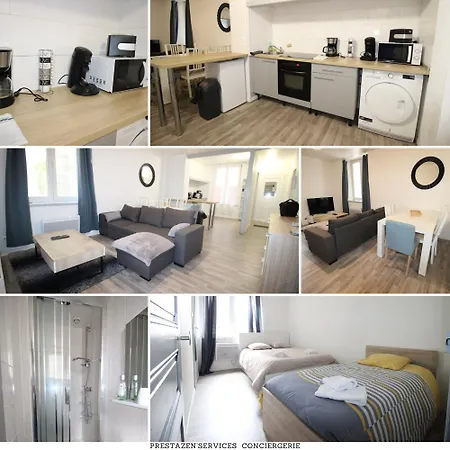 - Centre - 3 Couchages - Proche Gare - 1 - 5 Personnes - Wifi - Gere Par Presta-zen'services Apartment *